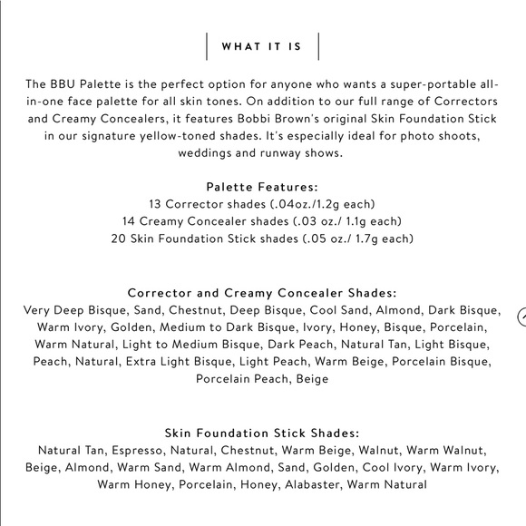 Bobbi Brown BBU Pro Face Palette - Picture 3 of 8